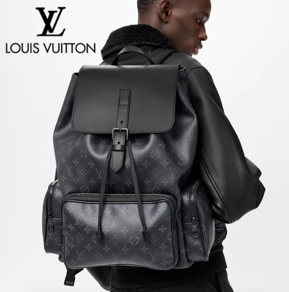 ◆大容量◆ LOUIS VUITTON バックパック バッグ トリオ 黒